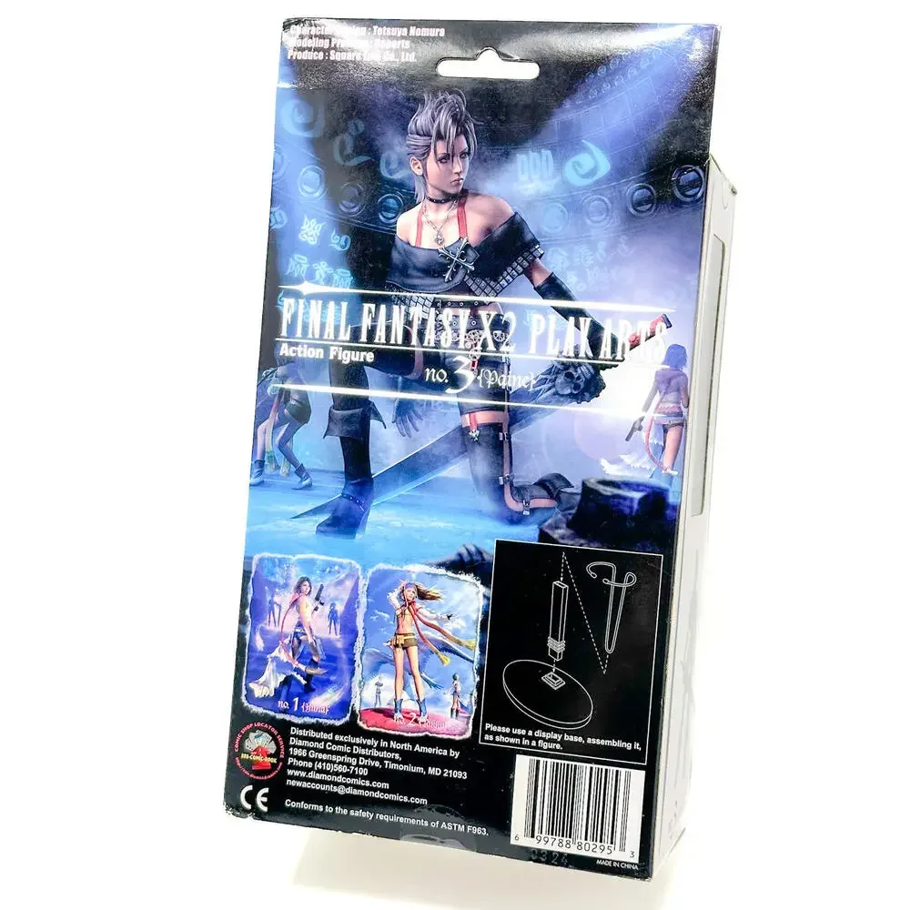 Final Fantasy Paine Play Arts FFX-2 FFX2 Action Figure Square Enix Vintage NIB‎